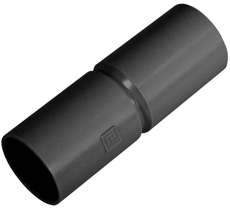 Муфта труба-труба с ограничителем ПВХ Промрукав Д=40 IP40 черный фото Муфта труба-труба с ограничителем ПВХ Промрукав Д=40 IP40 черный картинка